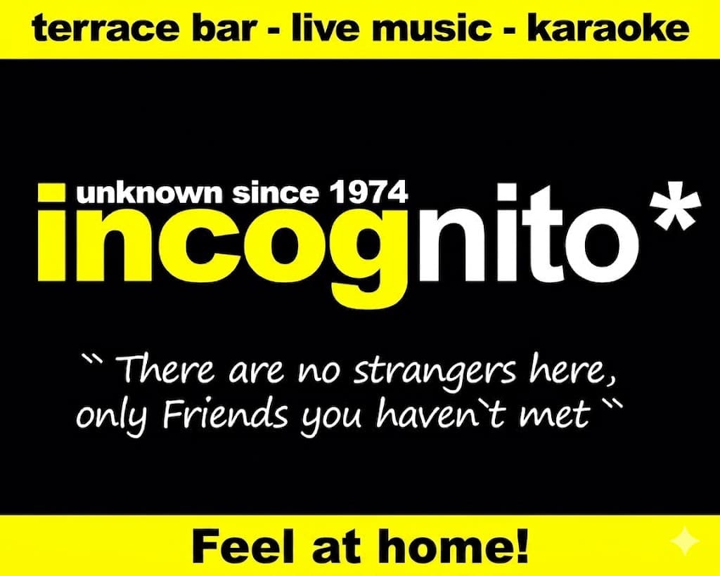 Incognito banner